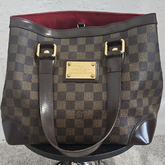 Louis Vuitton Hampstead PM handbag in Damier Ebene - Picture 1 of 13